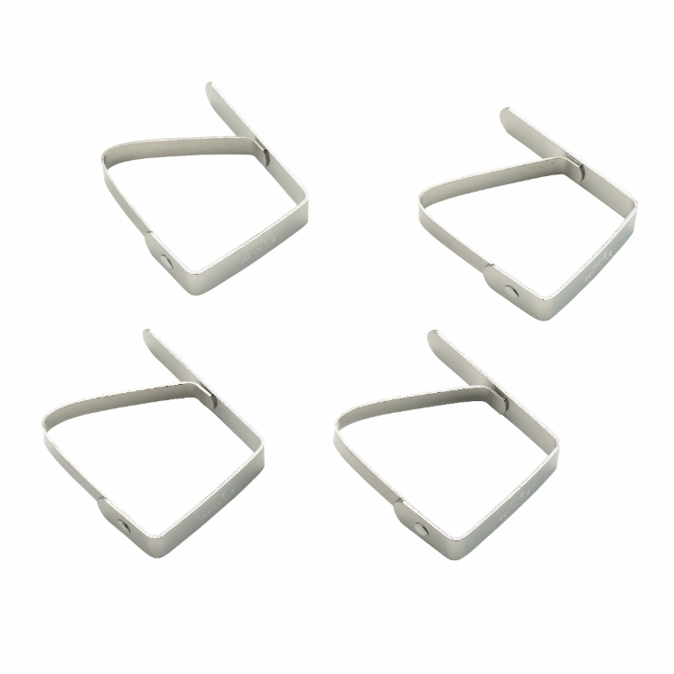 Tablecloth Clips Metal s/4