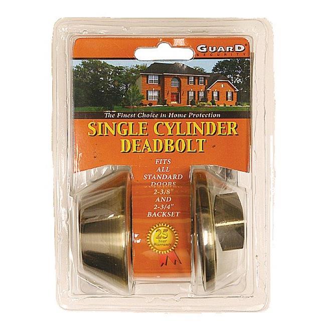 Deadbolt 2-Cylinder Brass