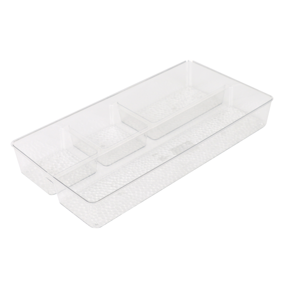 Storage Organizer 4 Sect Clear