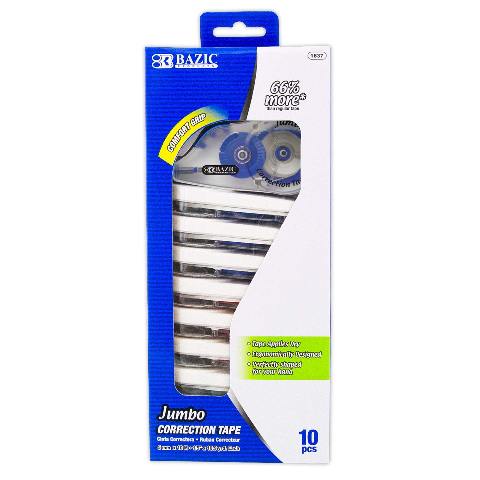 Correction Tape Jumbo 10pk.