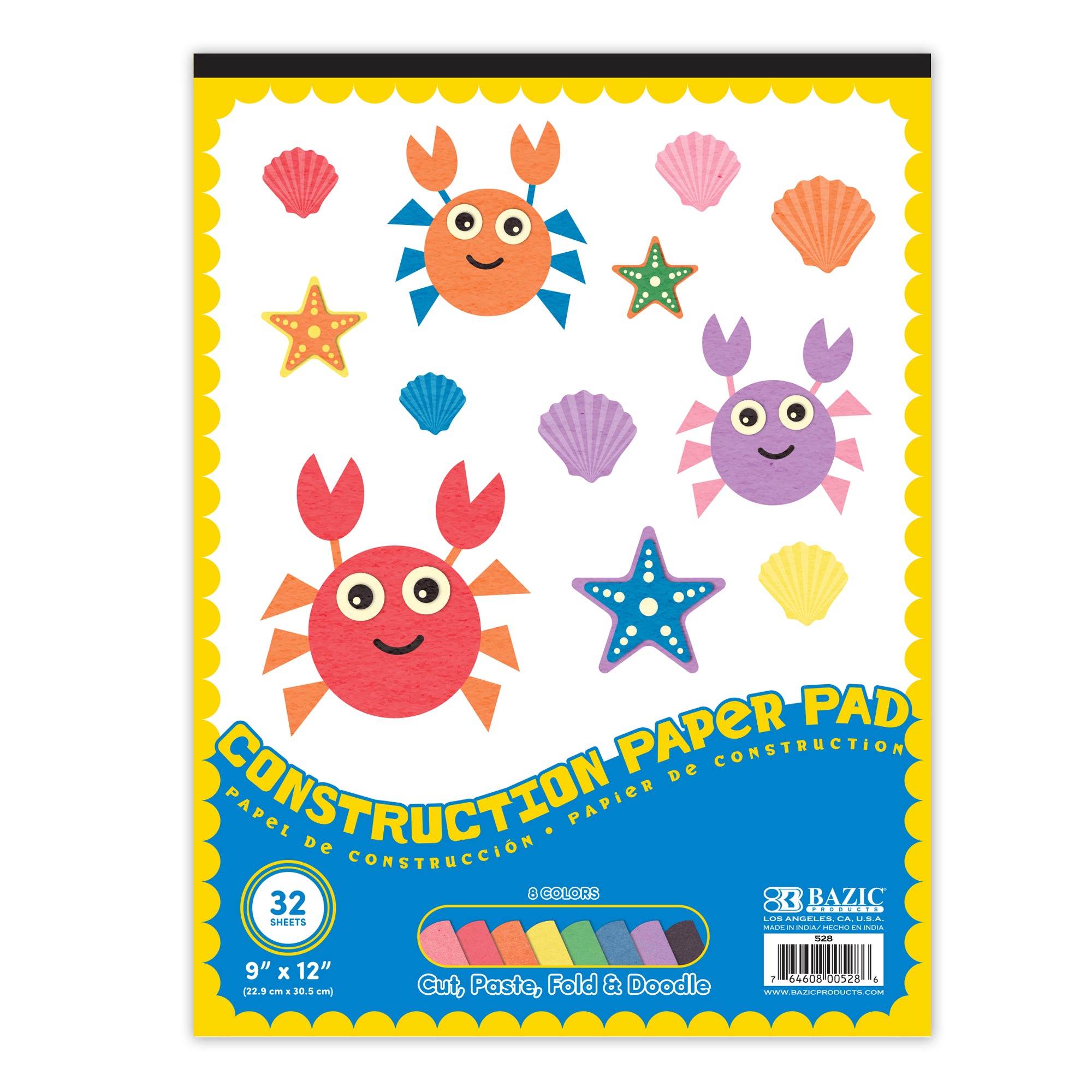 Construction Paper Pad 32/40ct