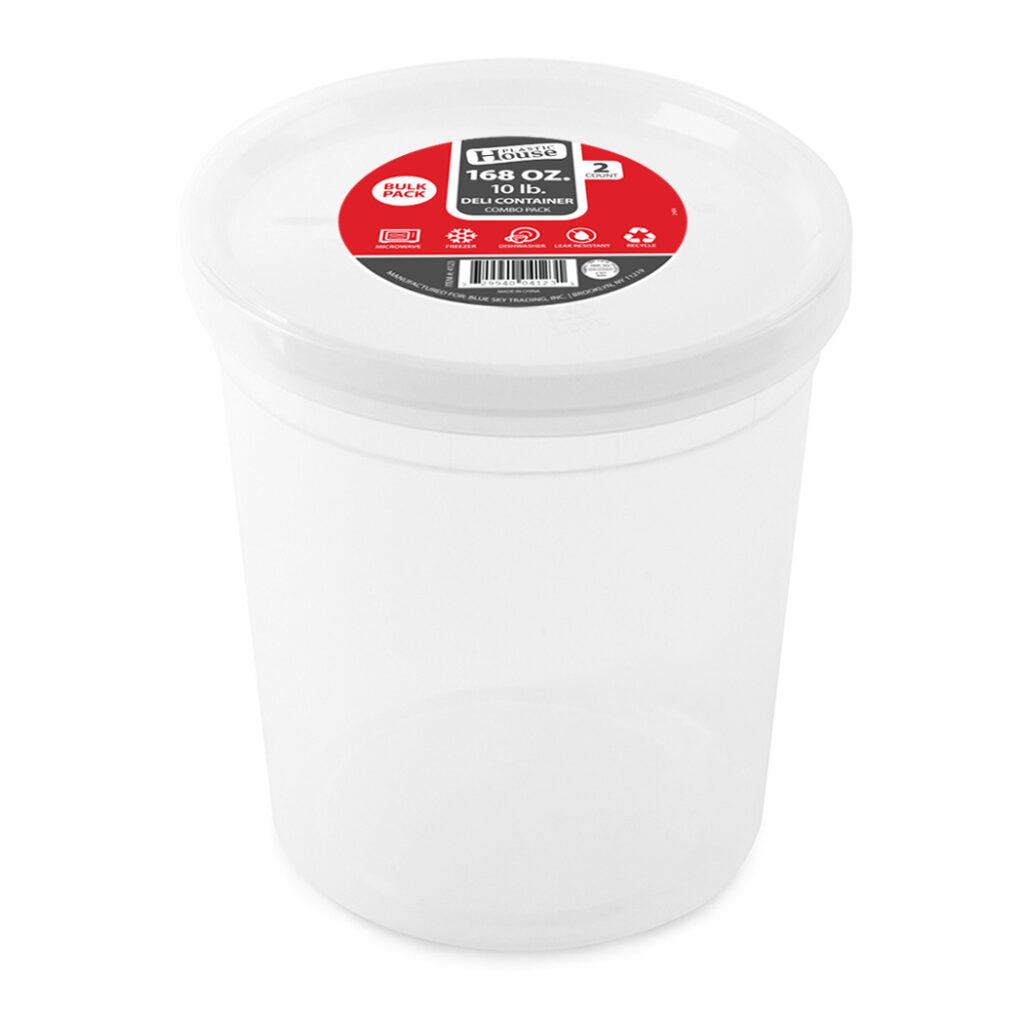 Disposable Container 168oz 2ct