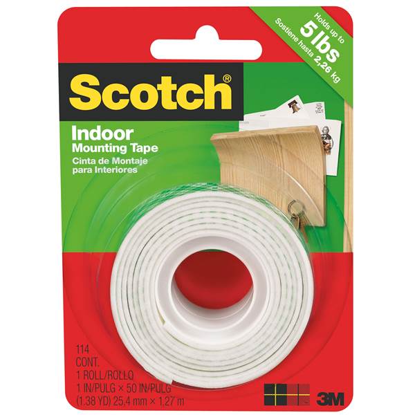 Mounting Tape 1" x 50" Scotch