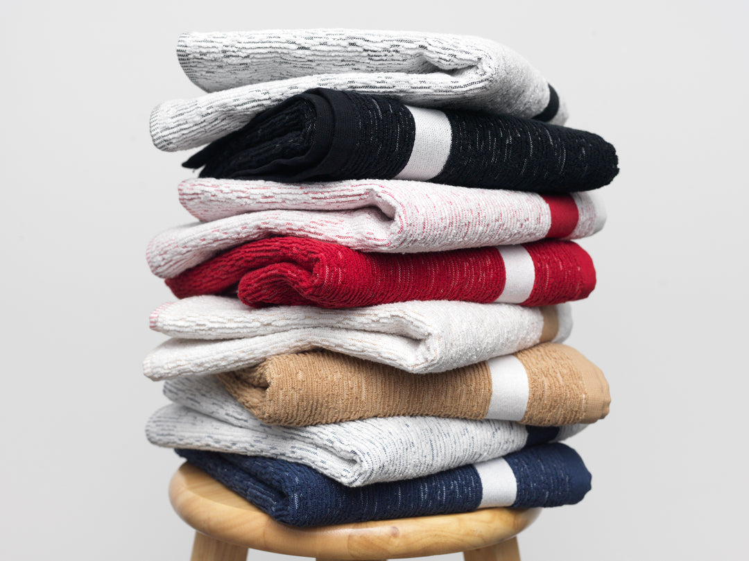 Dish Towel Ripple White/Black