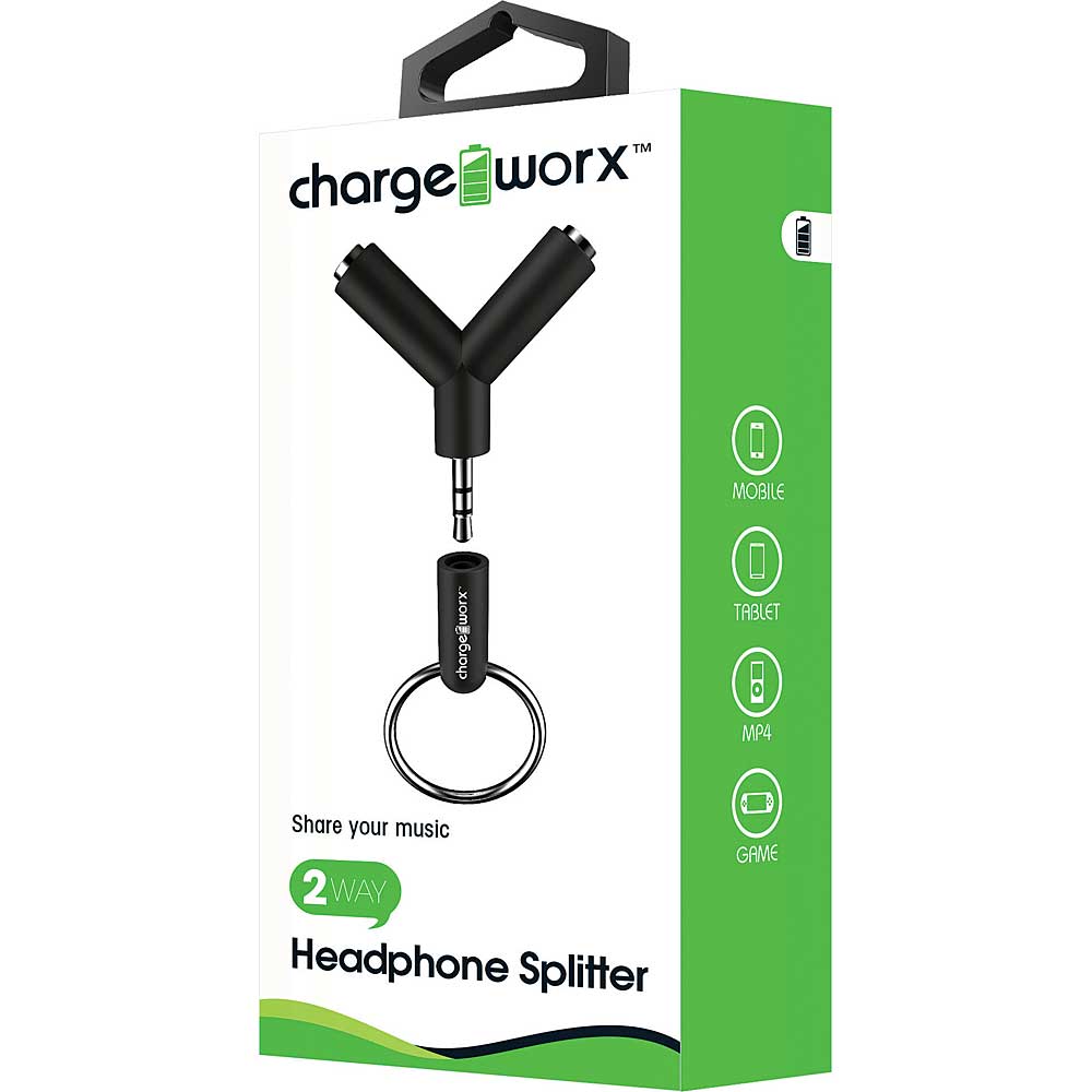 Headphone Splitter 2-Way Keych