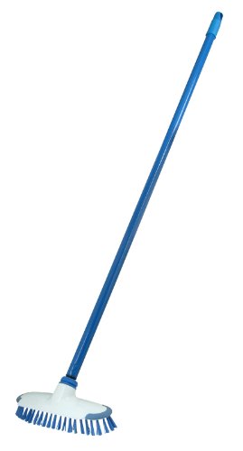 Deck Brush 9" w/Stick Blue SP
