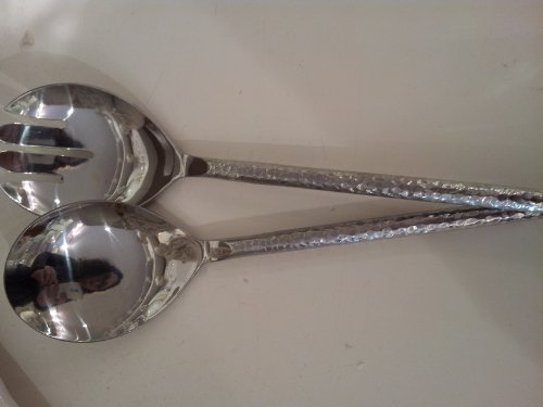 Pateesh Hammered 2pc Salad SLV