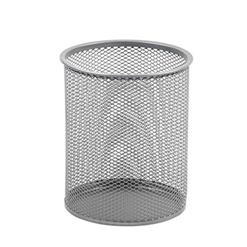 Mesh Pencil Cup 4x5 Silver YBM