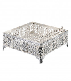 Napkin Holder Flat Silver