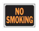 Sign "No Smoking" Horizontal
