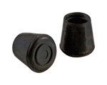 Rubber Leg Tip 1/2" Blk SHEPHE