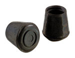 Rubber Leg Tip 5/8" Black