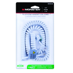 Coil Cord 12' White - Monster