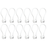 Cliq Shower Hook s/12 White