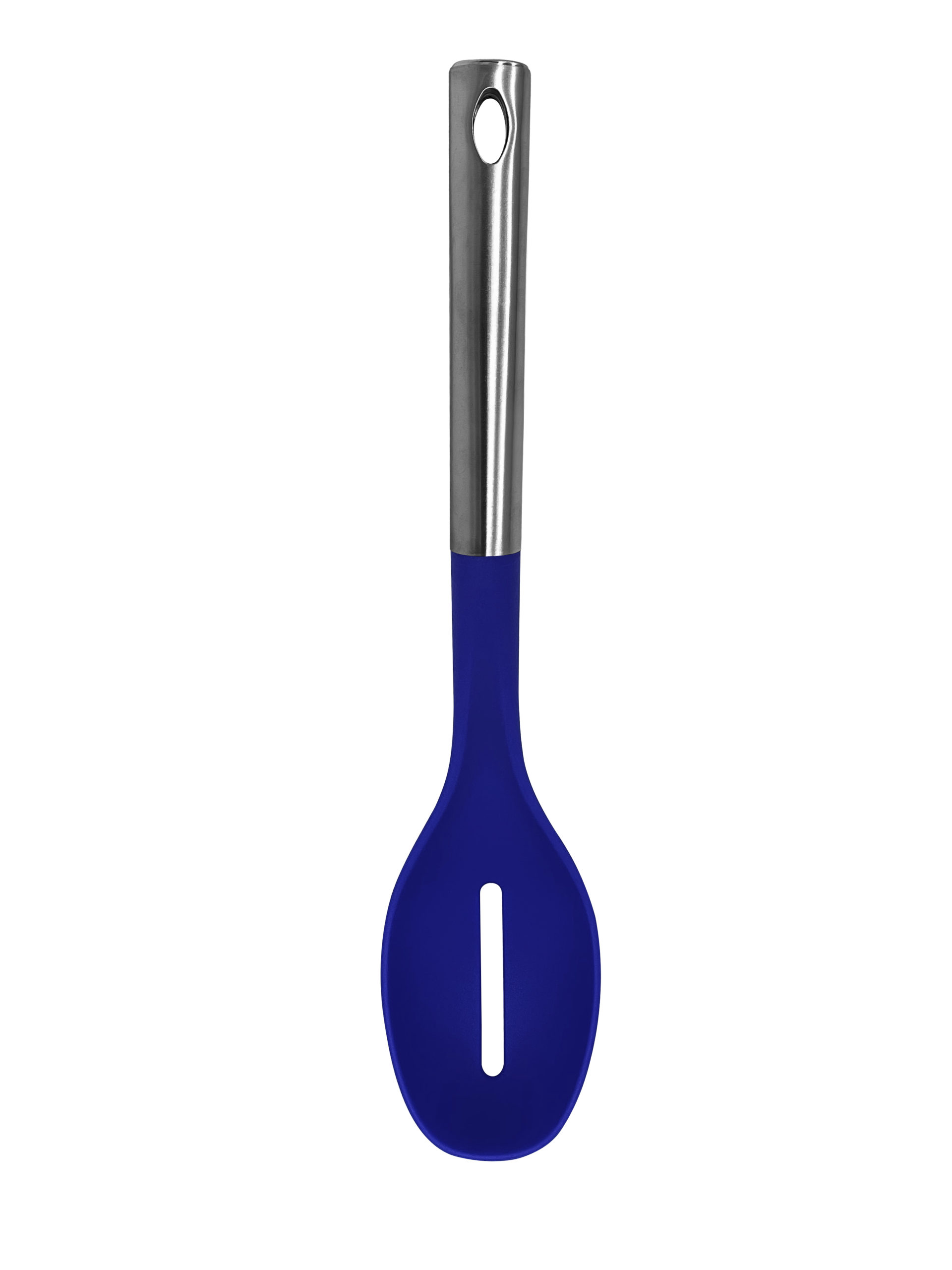 Slotted Spoon Nylon/SS Blue