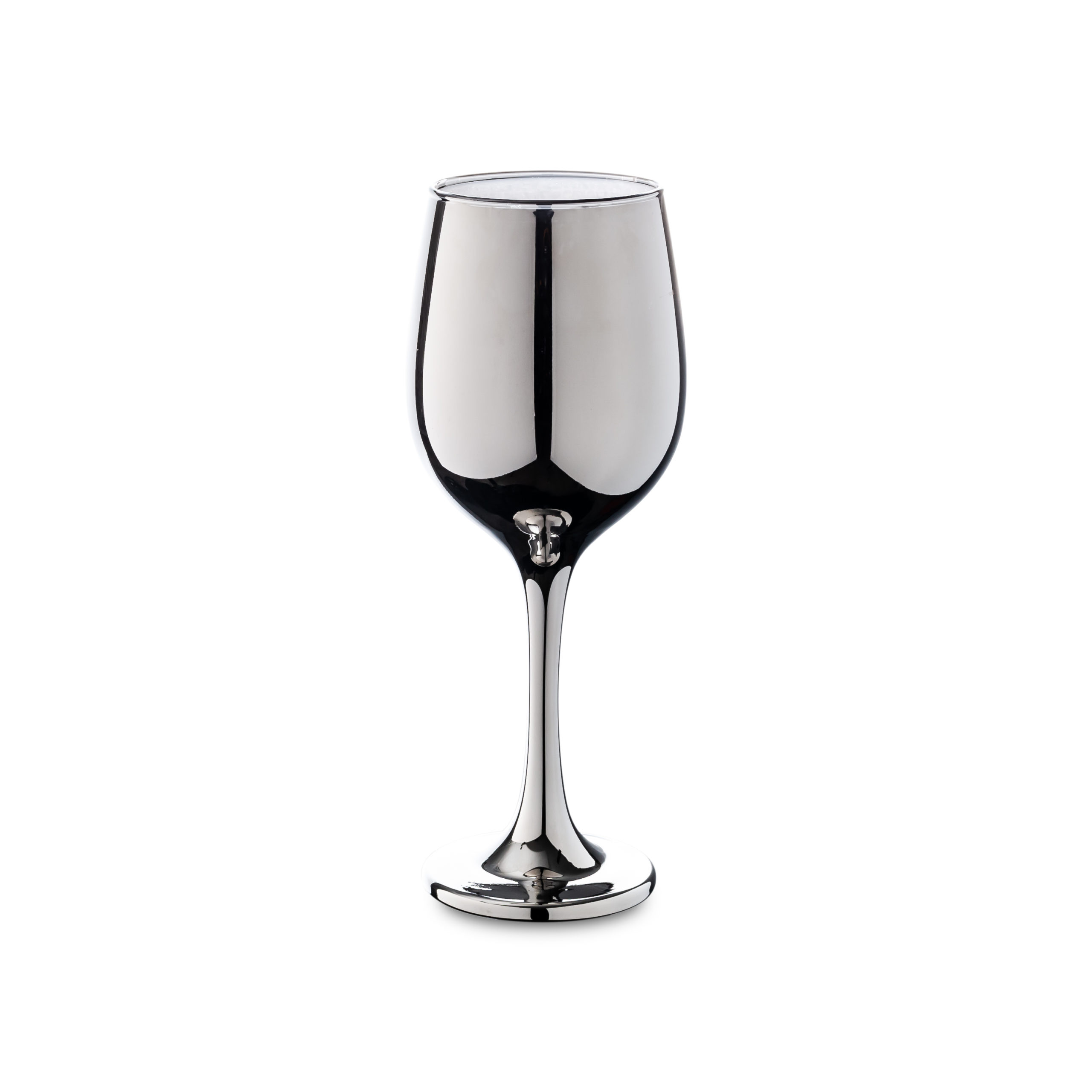 Stem Goblet 14oz Silver- DECOR