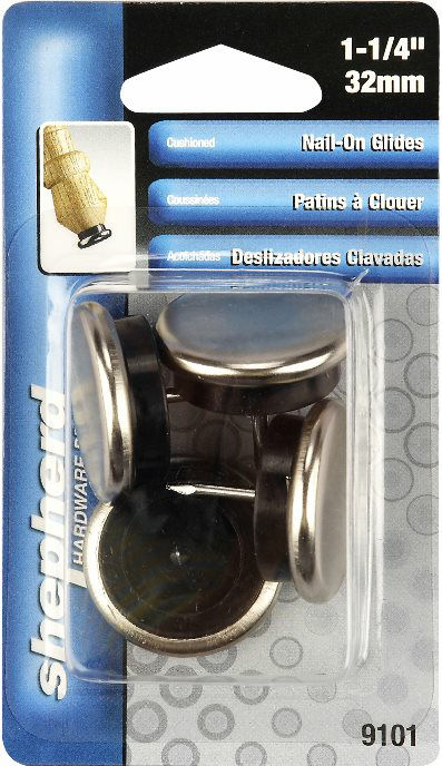 Nail on Glides 1-1/4" Metal