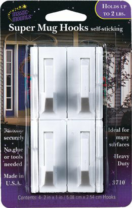 Magic Mounts Super Mug Hooks