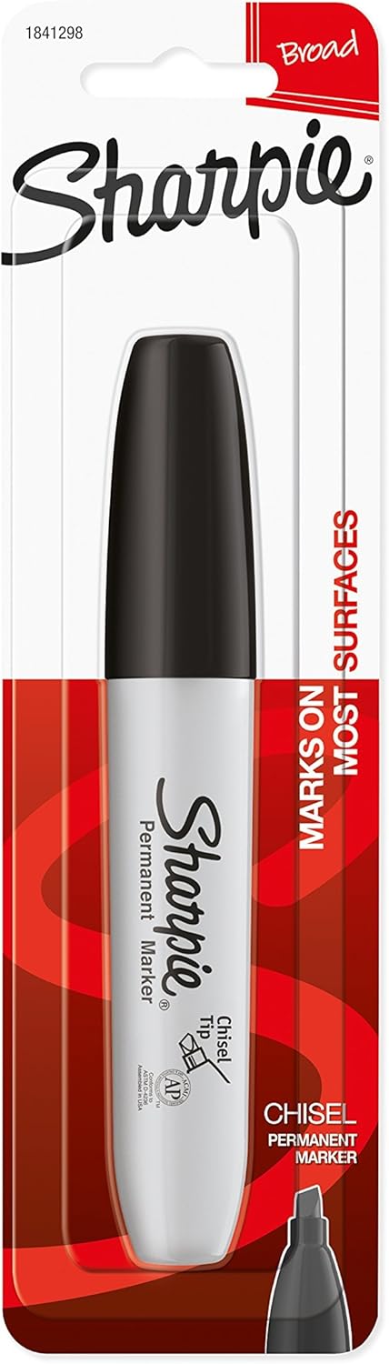 Sharpie Broad Chisel Black 1ct