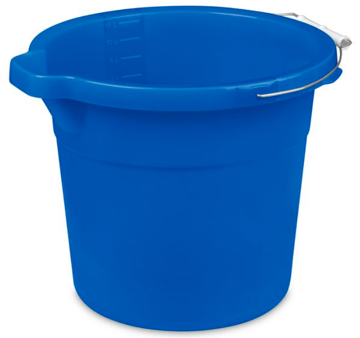 Pail 12qt Blue Sterilite