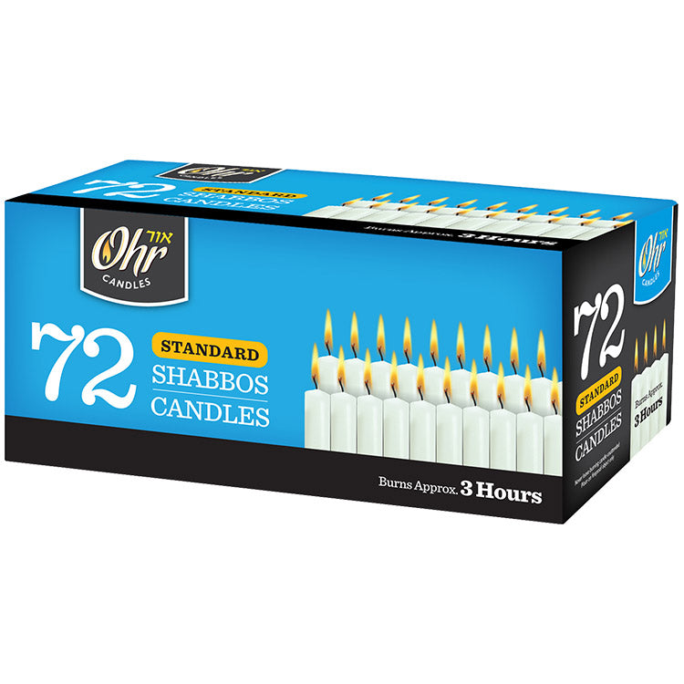 Shabbos Candles 3-hr 72ct