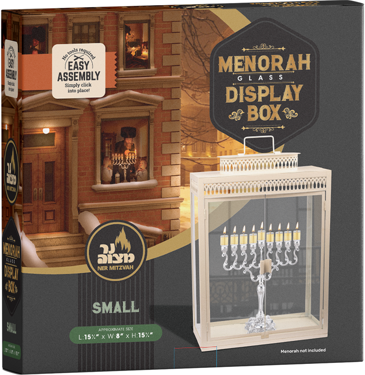 Menorah Display Collsp Box SM