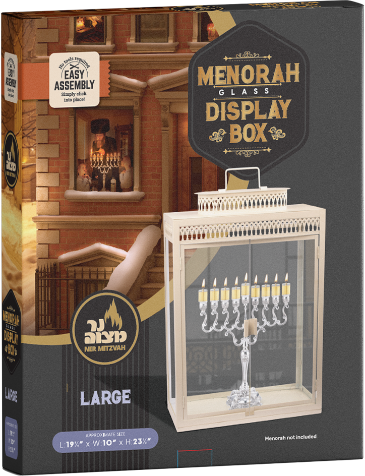 Menorah Display Collsp Box Lg