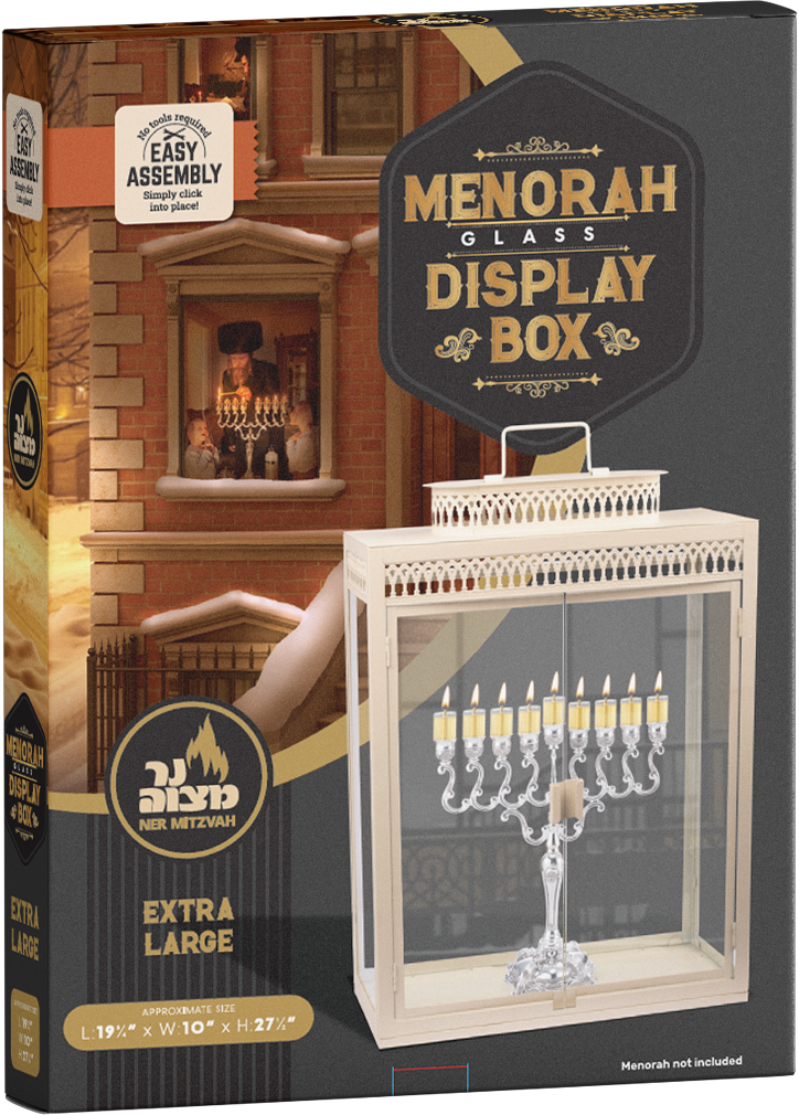 Menorah Display Collsp Box XLg
