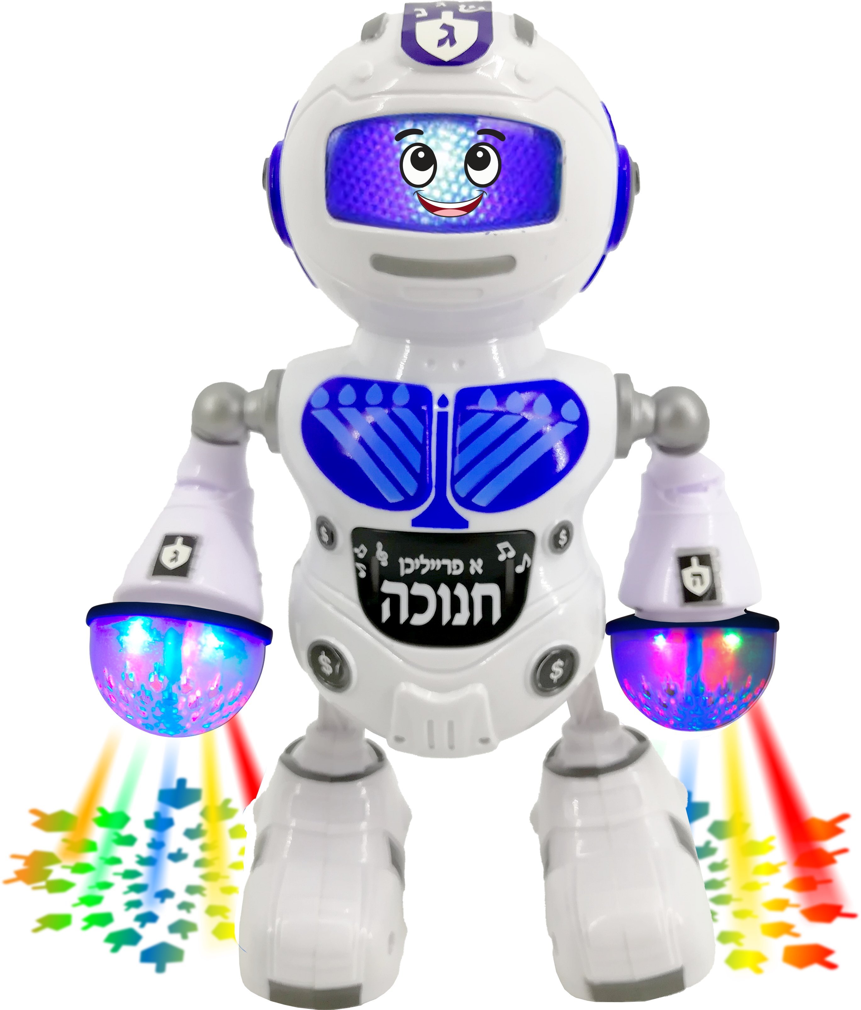Dancing Chanukabot - Yiddish