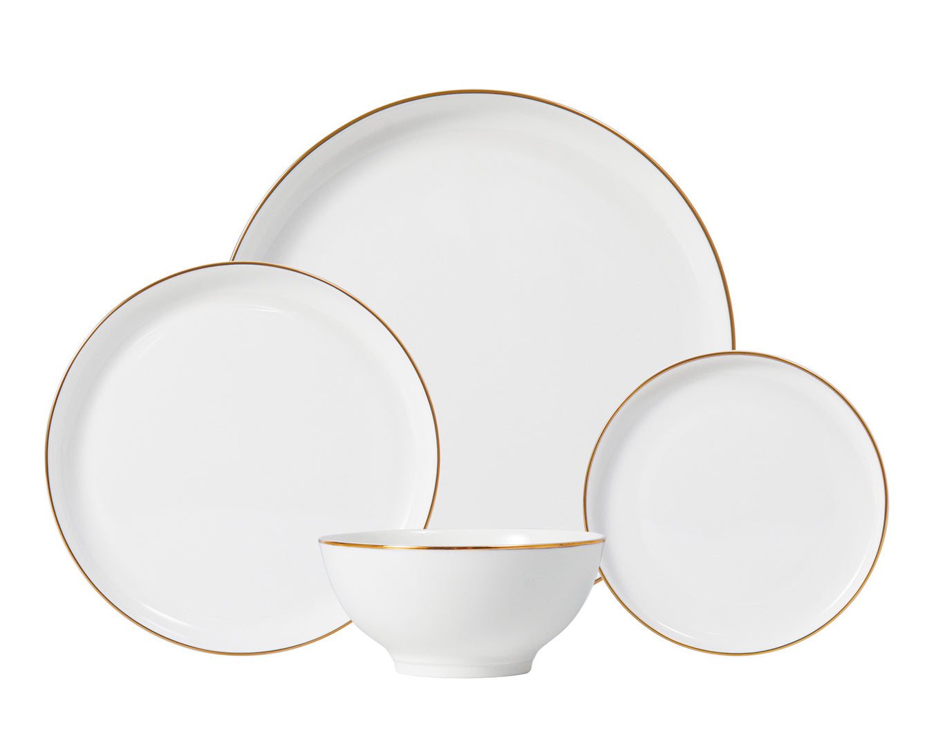 Brentwood Gold 16/4 Bone China