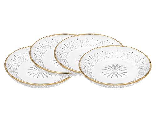 Kiddush Tray 5½" GOLD 4ct DBLN