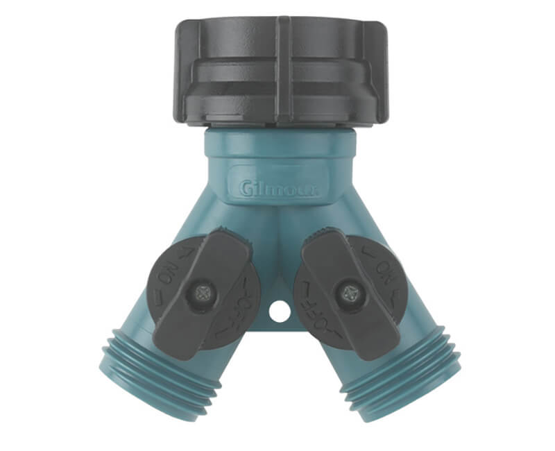 'Y' Connector w/Shut Off Poly