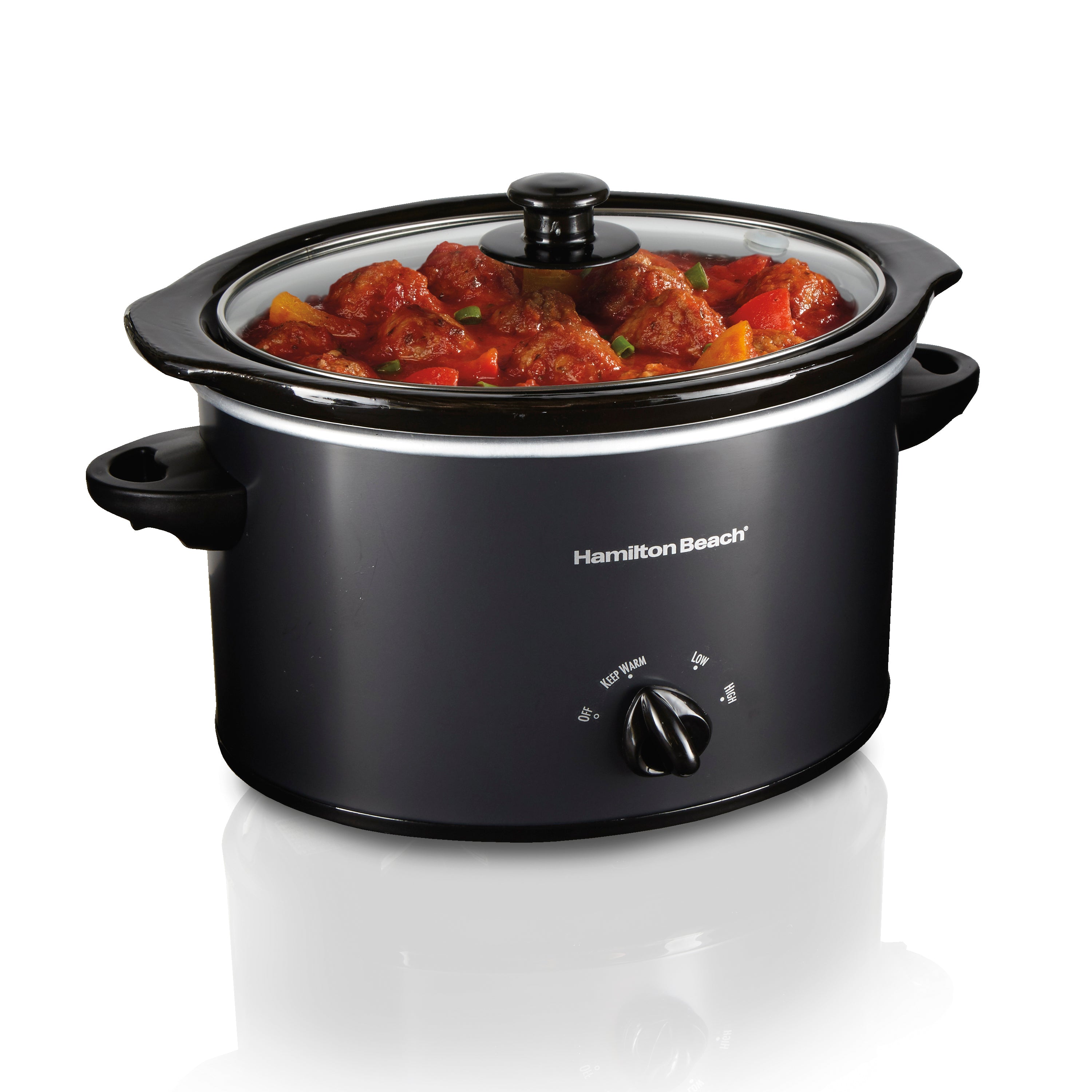 3 qt Ovl Slow Cooker Black HB