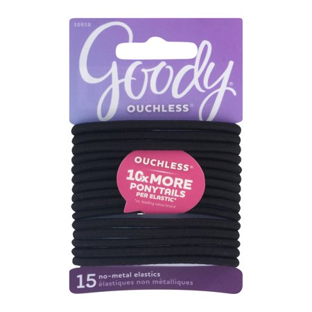 Goody Ouchless 4mm Black 15ct