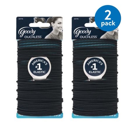 Goody Ouchless 2mm Black 50ct