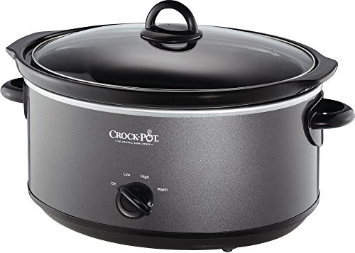 7qt Slow Cooker Ovl Blk CP