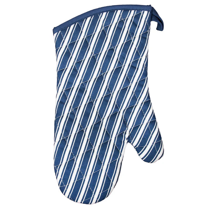 Oven Mitt Stripe Blue BH