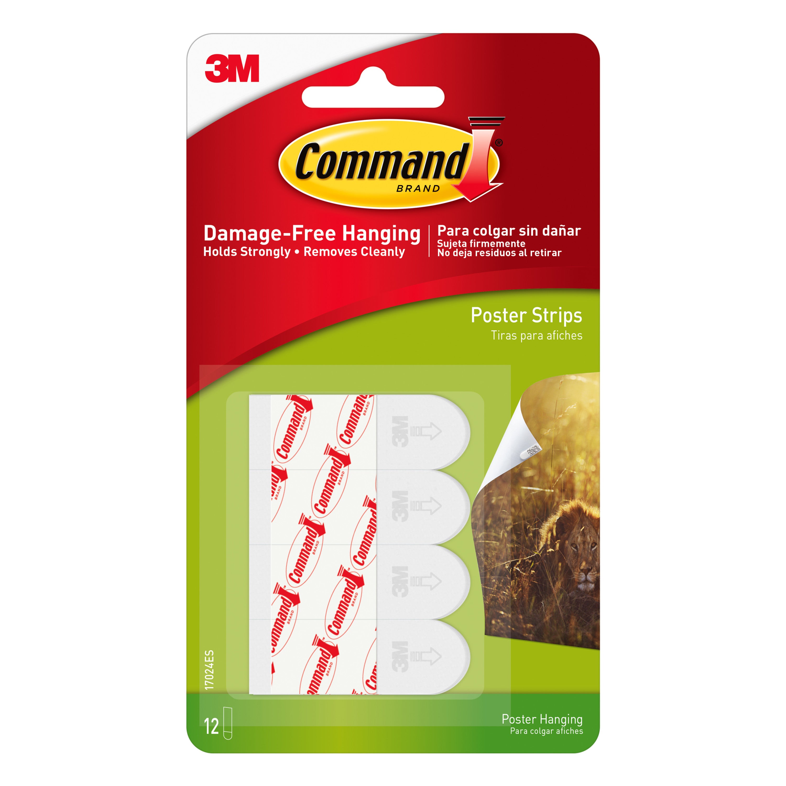 Command Poster Strip Small 12c