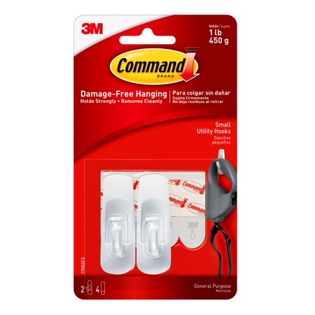 Command Hook Small 2-pk