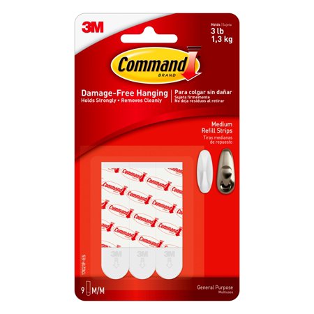 Command Refill Strip Med 9ct