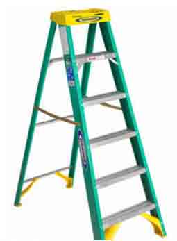 6' Fiberglass Step Ladder (II)