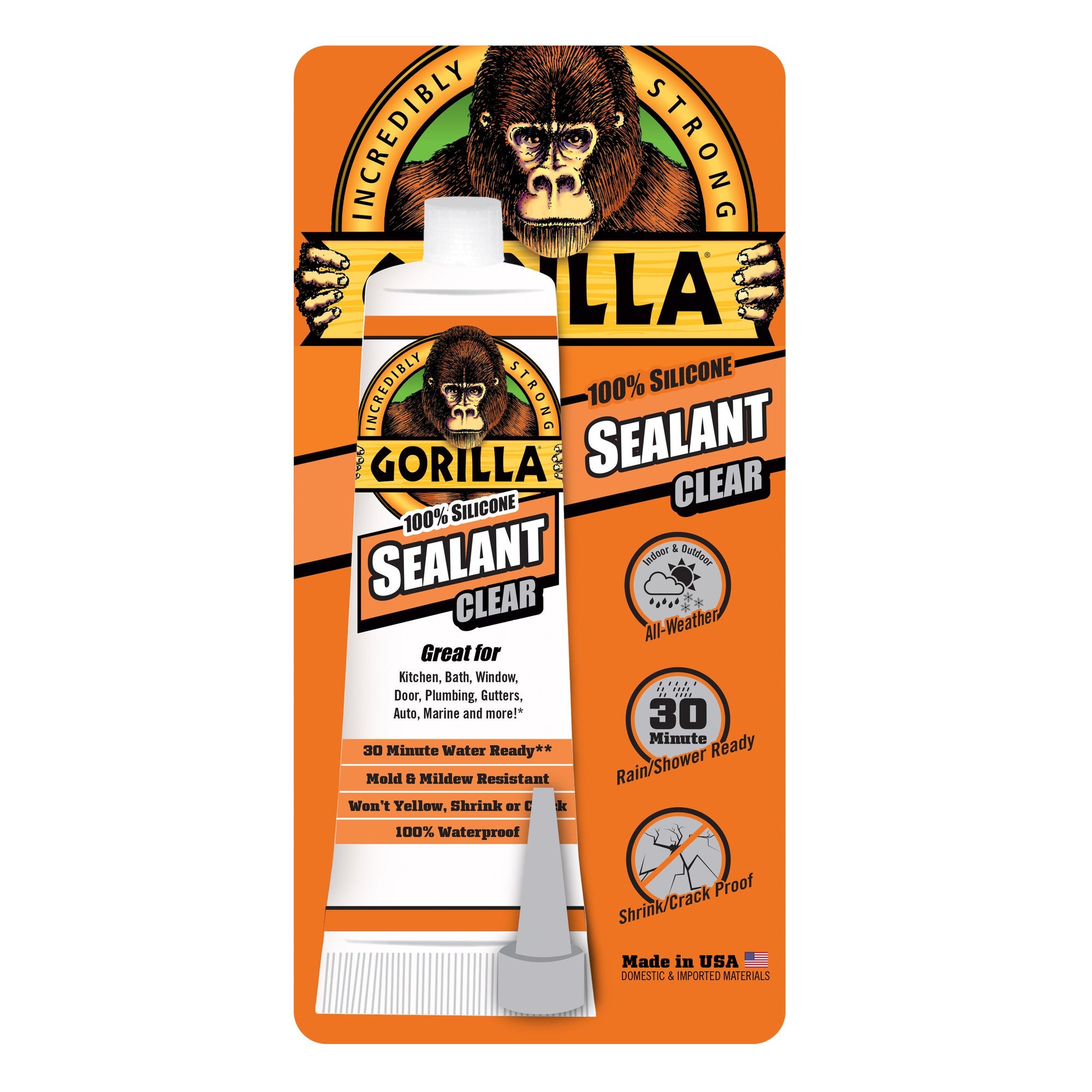 Gorilla Sealant Clear Silicone
