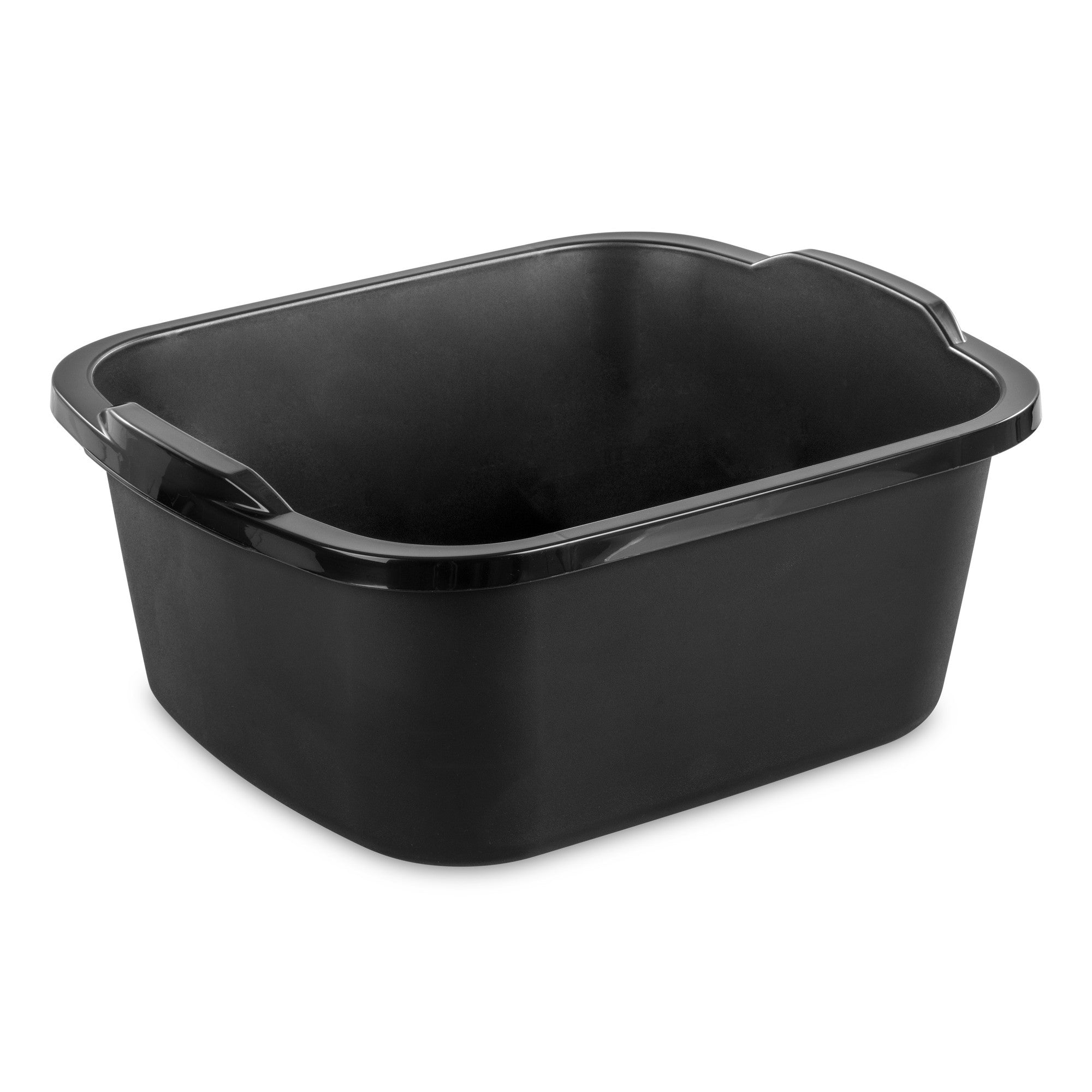 Dishpan 18qt Black Strlt-0648