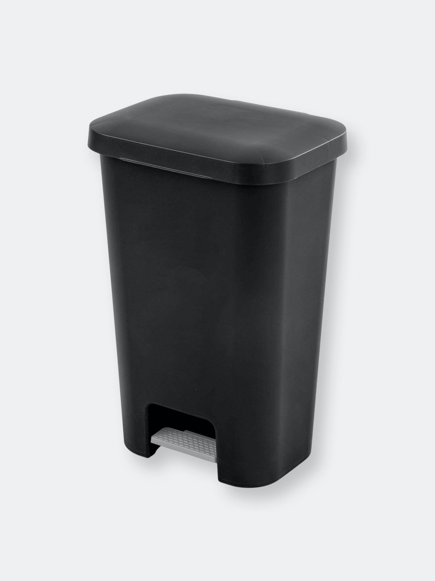TrashCan 11.9gal Step BLK 'Q'