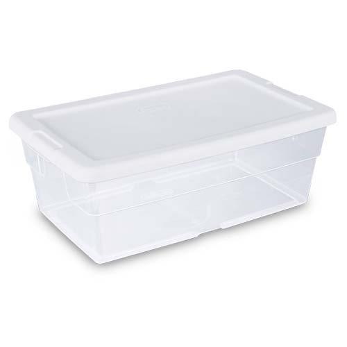 Storage Box 6qt-Whit Sterilite