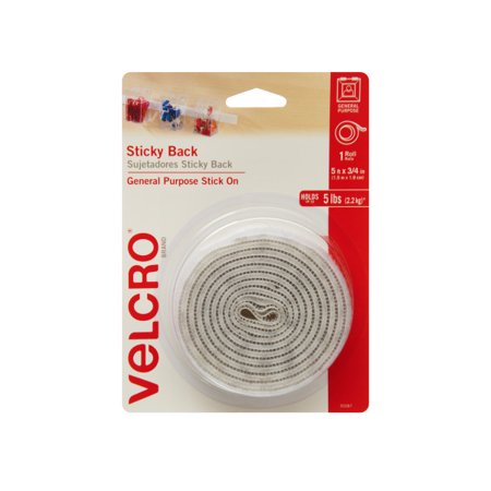 Velcro 3/4" x 5' 1ct White
