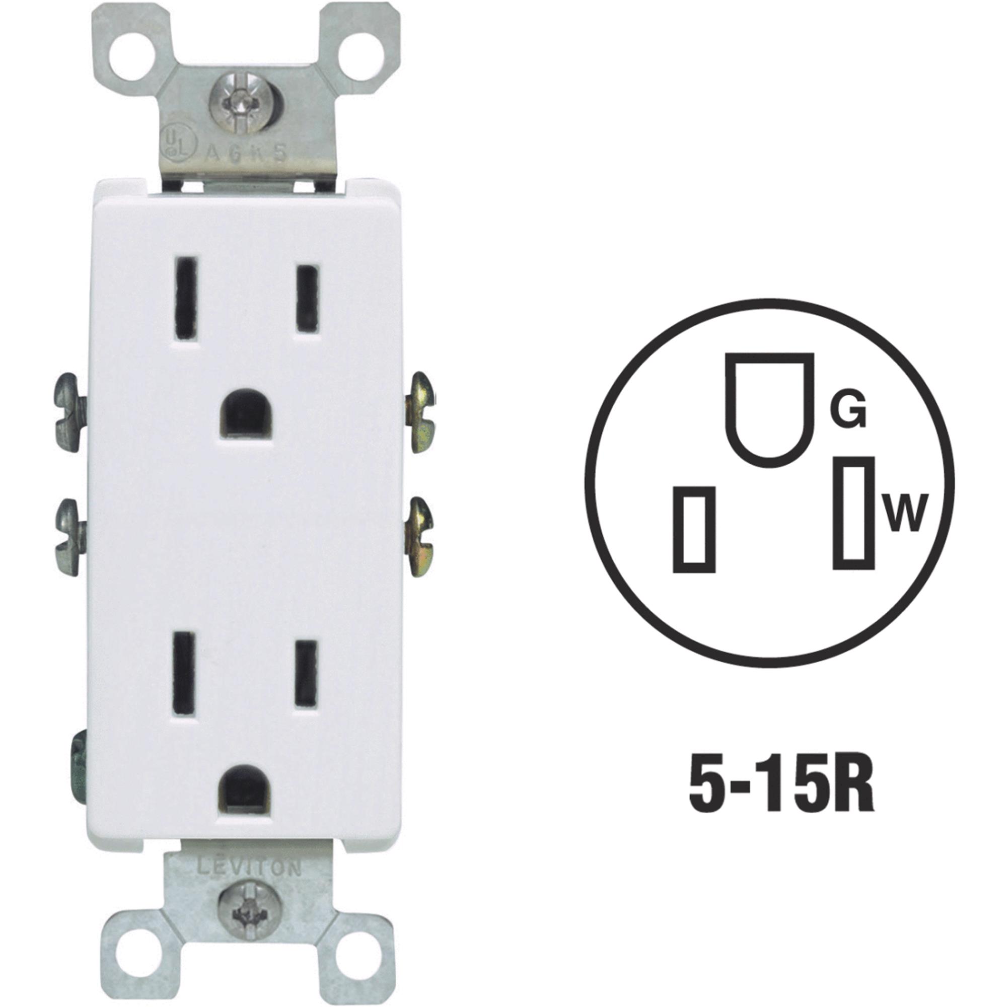 Outlet Decora White (Boxed)