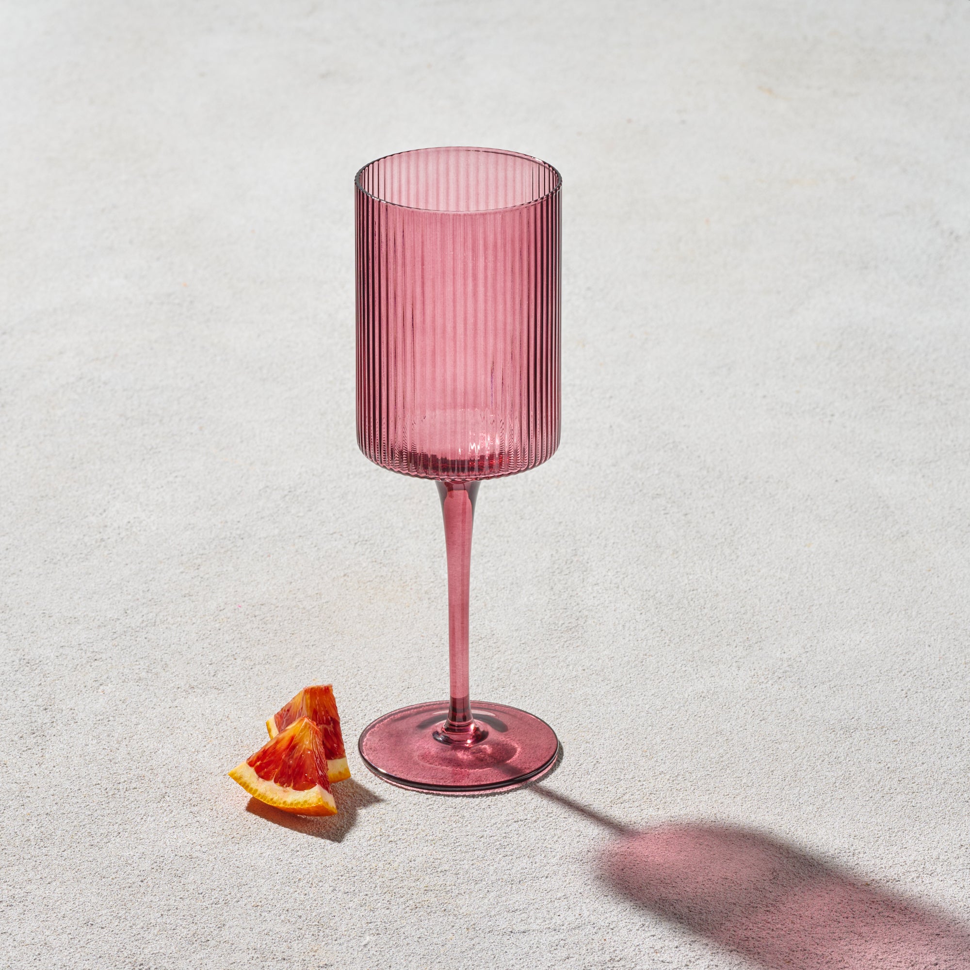 Malibu 11oz Stem Goblet Plum