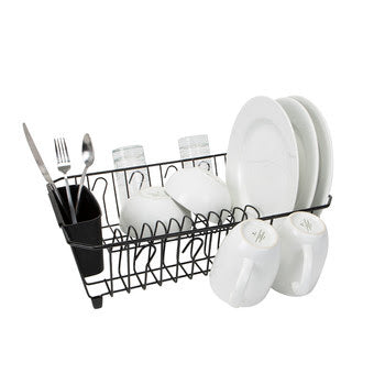 Dish Rack BLK NO TRAY Kennedy