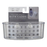 Clear Suction Bath Basket